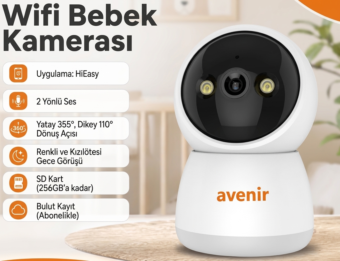 AVENİR WİFİ İÇ MEKAN KAMERA