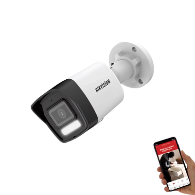 HİKVİSİON 4MP SMART HYBRİD LİGHT BULLET KAMERA DAHİLİ MİKROFON