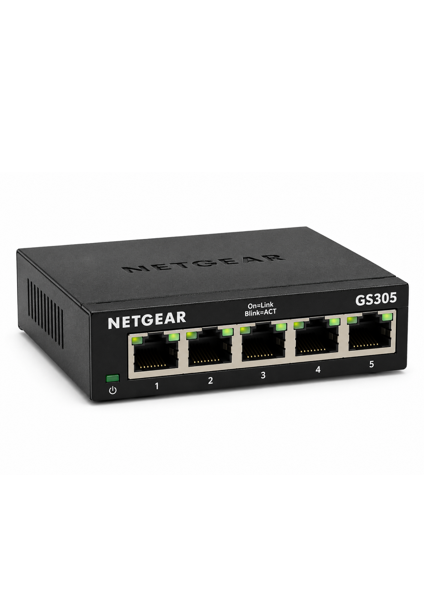 NETGEAR GS305 5 PORT GIGABIT ETHERNET SWITCH | 10/100/1000 MBPS | METAL KASA | TAK & ÇALIŞTIR