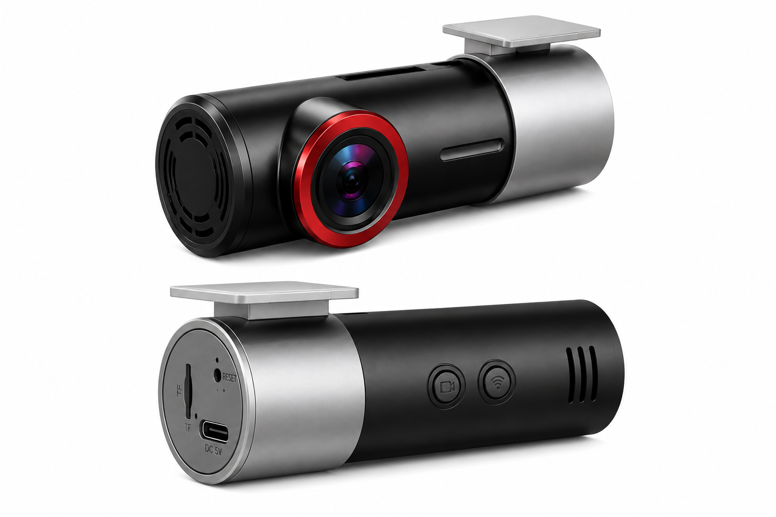 WİFİ 1080P 170° GENİŞ AÇI GECE GÖRÜŞLÜ 128 GB DESTEKLİ AKILLI ARAÇ İÇİ KAMERA
