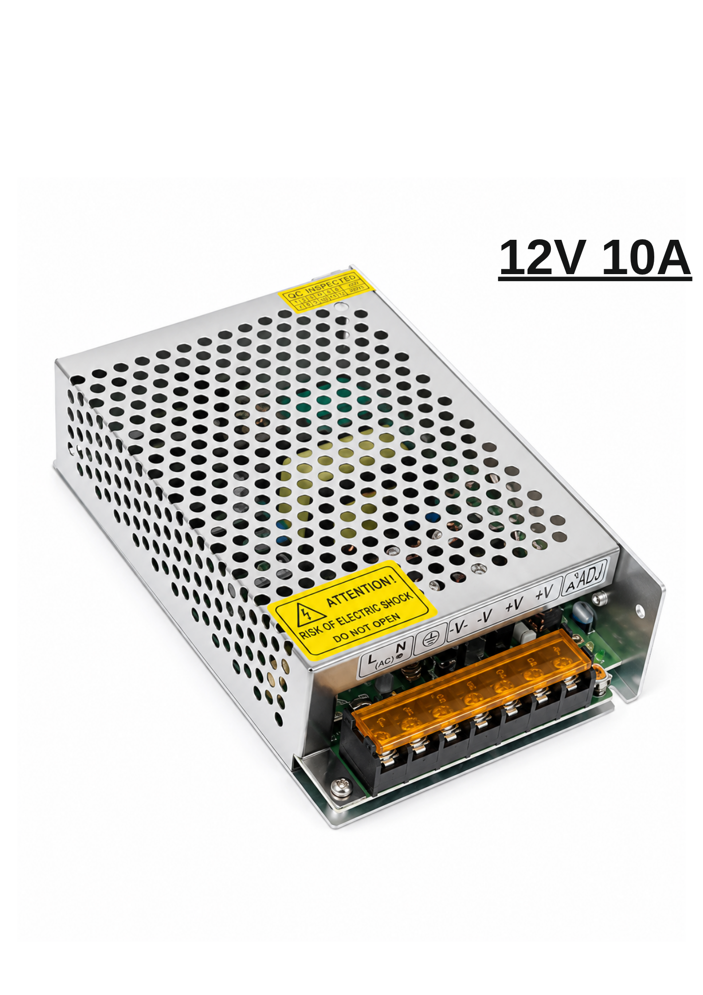 12 VOLT 10 AMPER METAL KASA ADAPTÖR