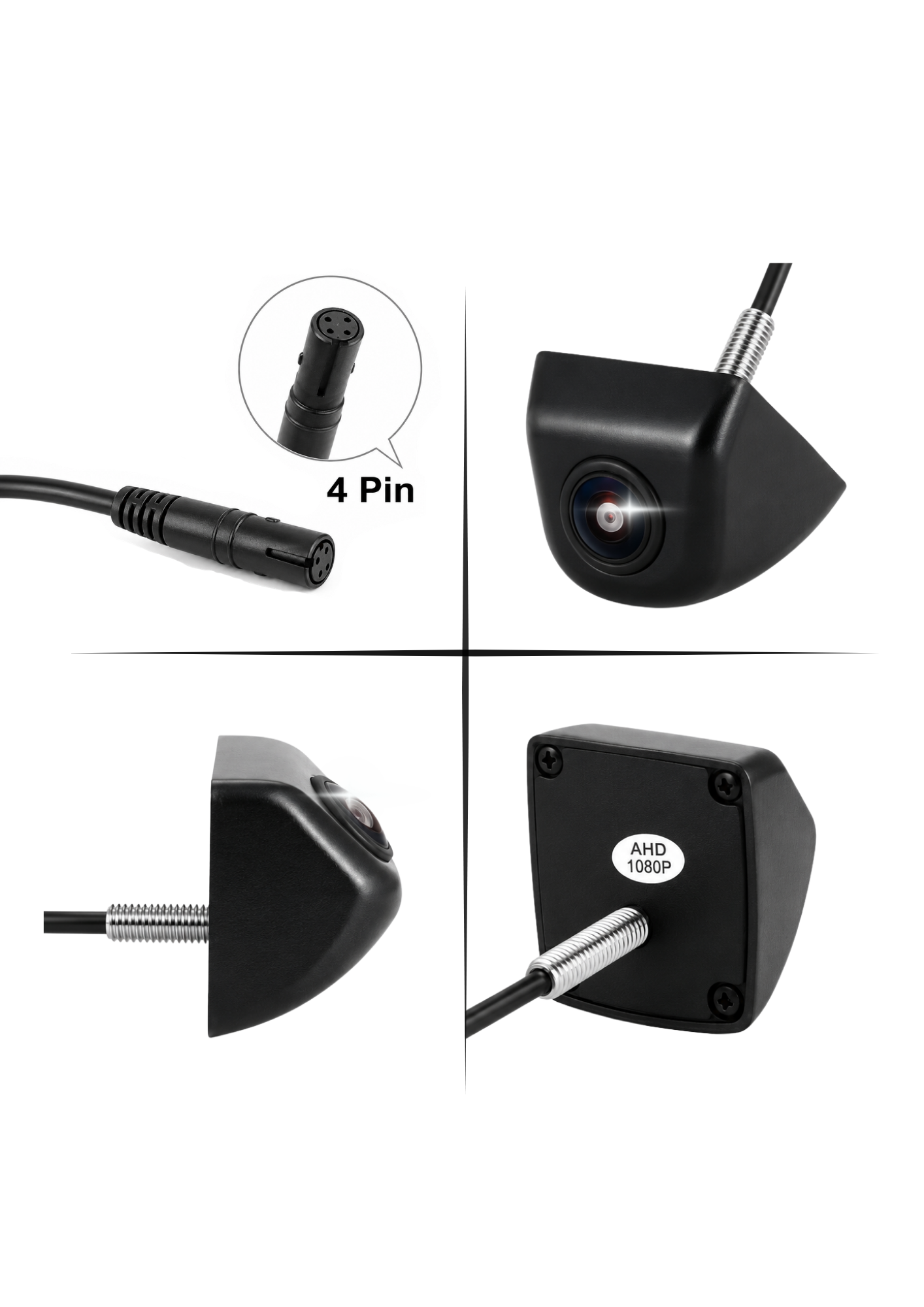 PİRAMİT BALIK GÖZLÜ AHD 720P VE ANALOG ÇEVRİLEBİLİR 170 DERECE GENİŞ AÇILI GERİ GÖRÜŞ KAMERASI