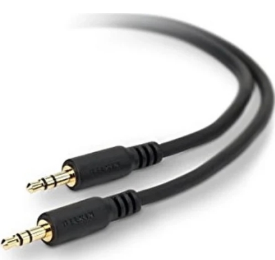 UPTECH 3,5MM STEREO MALE TO MALE METAL PLUG CAR AUX CABLE GOLD PLATE