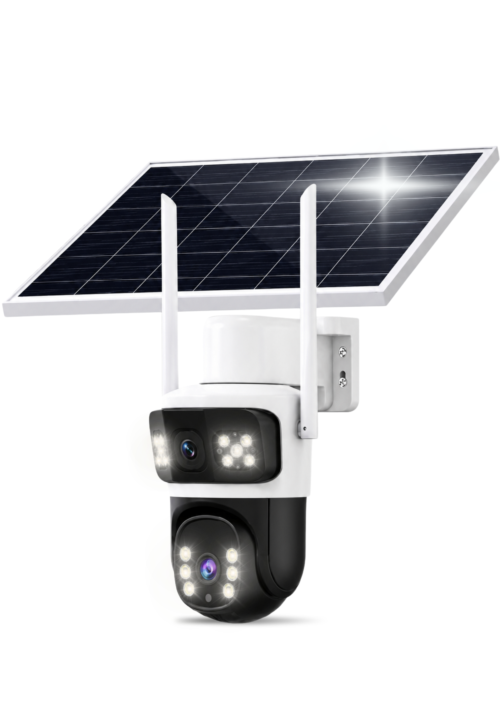 4G SIM KARTLI GÜNEŞ ENERJİLİ ÇİFT LENS PTZ GÜVENLİK KAMERASI | 360° DÖNER | FULL COLOR GECE GÖRÜŞ | HAREKET TAKİP | İKİ YÖNLÜ SES