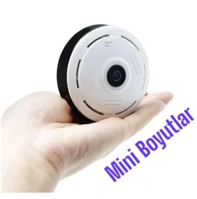 360 DERECE SMART WİFİ KAMERA İÇ MEKAN VE ASANSÖR KAMERASI