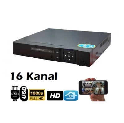 16 KANAL AHD H265 KAYIT CİHAZI XMEYE