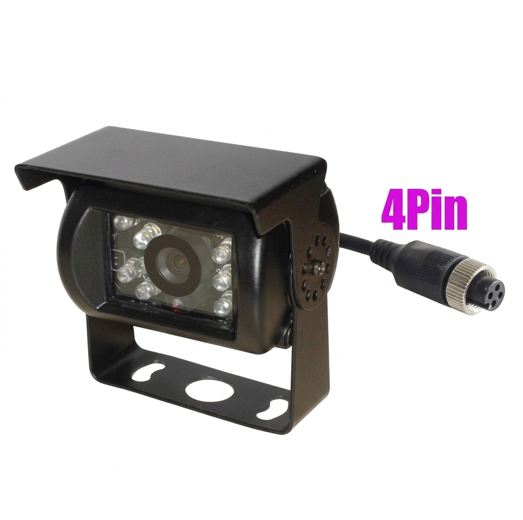 4 PİN ARAÇ GERİ GÖRÜŞ KAMERASI ANALOG 800 TVLİNE