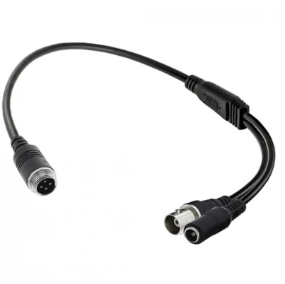 4PIN-BNC 4 PIN ERKEK - BNC+DC DİŞİ ÇEVİRİCİ KABLO