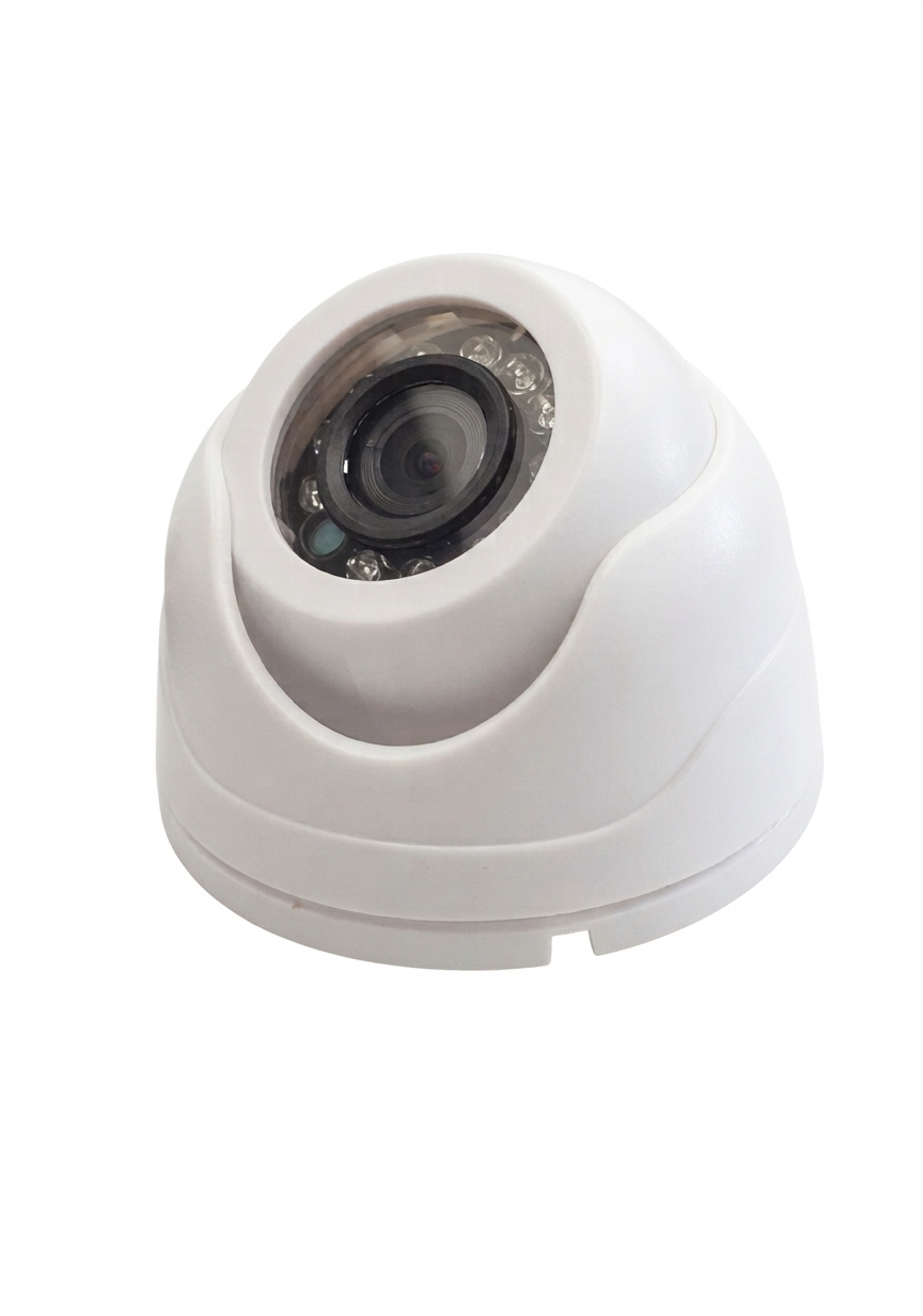 ARAÇLAR İÇİN MİNİ PLASTİK DOME 2MP FULL HD GECE GÖRÜŞLÜ KAMERA GENİŞ AÇILI