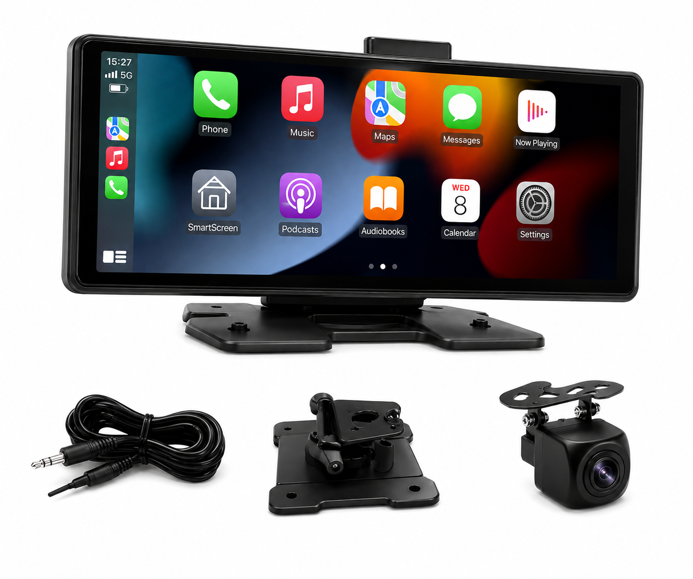 DOKUNMATİK 10.26 INC 4K+1080P ÇİFT KAMERALI KABLOSUZ CARPLAY WİFİ BLUETOOTH