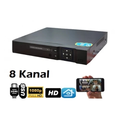 8 KANAL AHD H265 KAYIT CİHAZI XMEYE