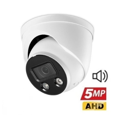 5MP DAHİLİ MİKROFONLU AHD SESLİ DOME KAMERA