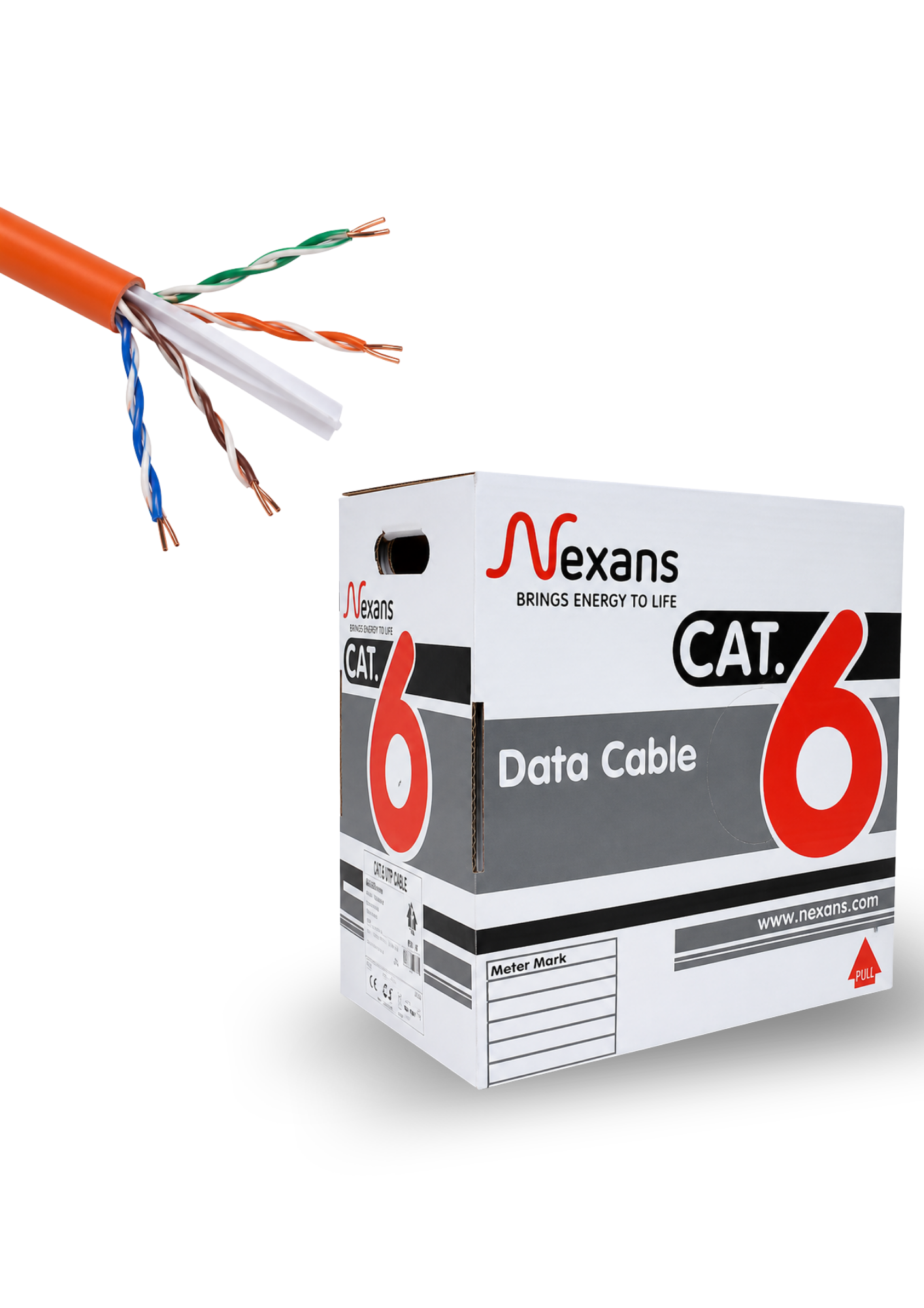CAT6 HALOJEN FREE DATA VERİ İLETİŞİM KABLOSU KUTU ( 305 METRE)