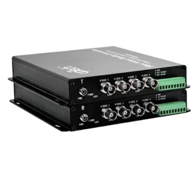 FİBER MEDİA CONVERTER - 4 VİDEO 1 DATA AHD 1080P