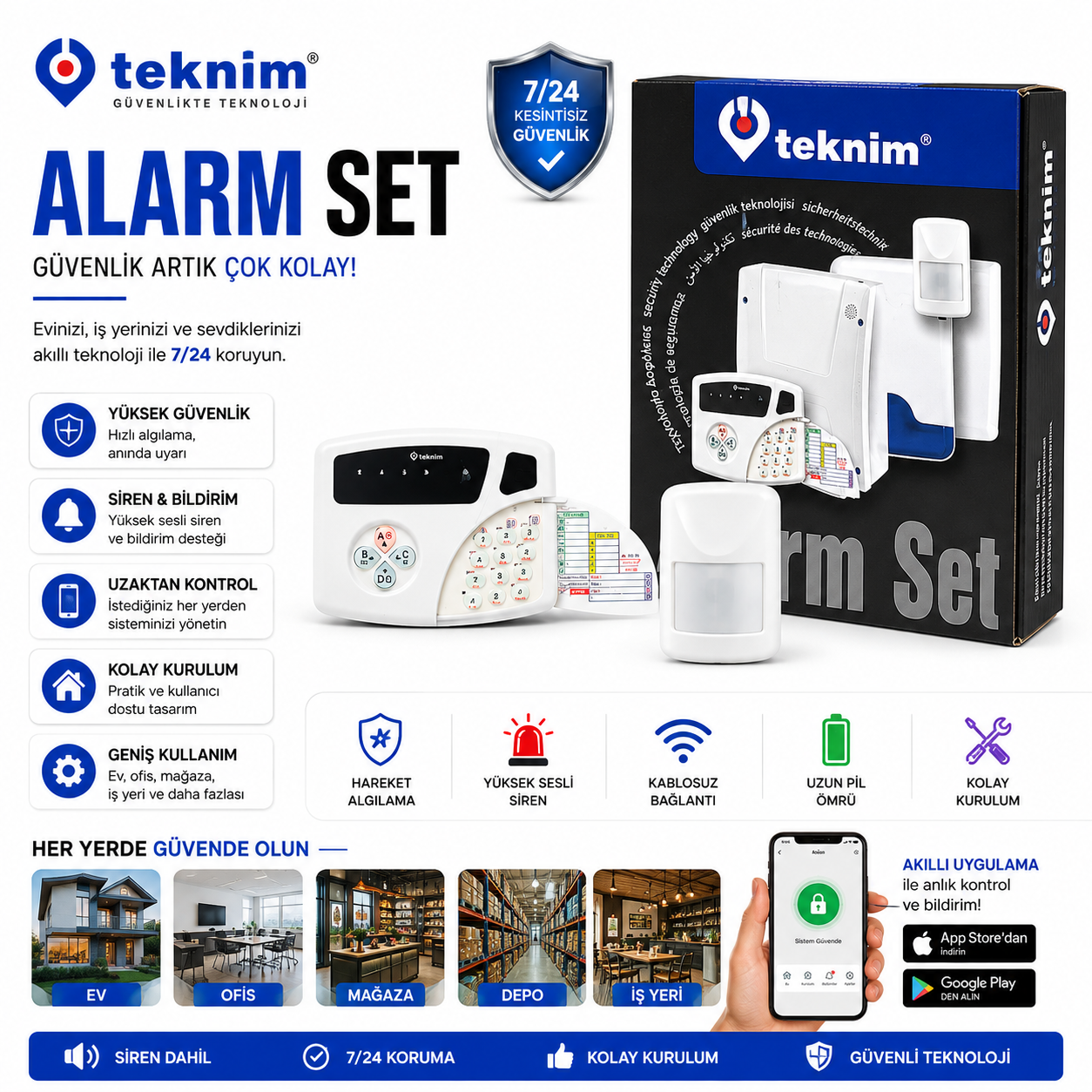 TEKNİM ALARM SETİ – GÜVENLİKTE AKILLI ÇÖZÜM