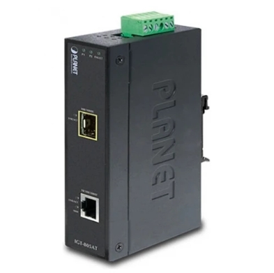 ENDÜSTRİYEL TİP MEDİA CONVERTER 10/100/1000BASE-T 100/1000BASE-X SFP INDUSTIRIAL